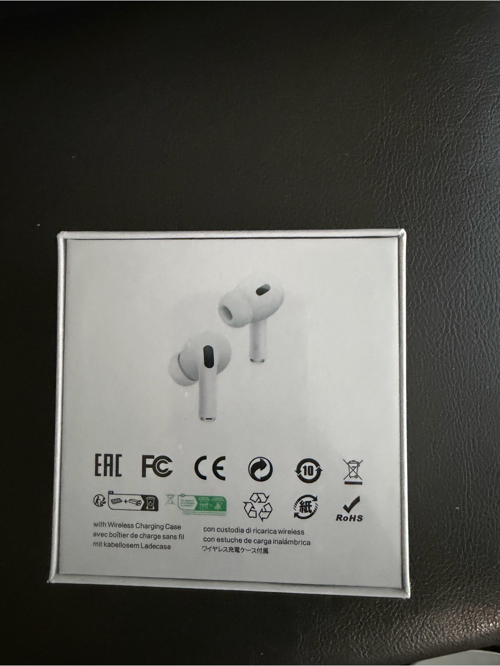 White True Wireless Earbuds with Charging Case - Picture 2 of 4